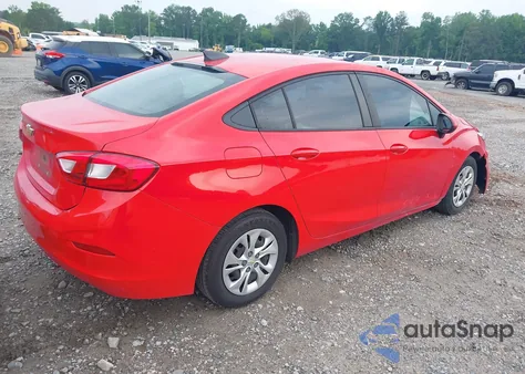2019 Chevrolet Cruze Cvt (Fleet Orders Only) z USA, uszkodzony, nr VIN 1G1BJ5SM8K7101860